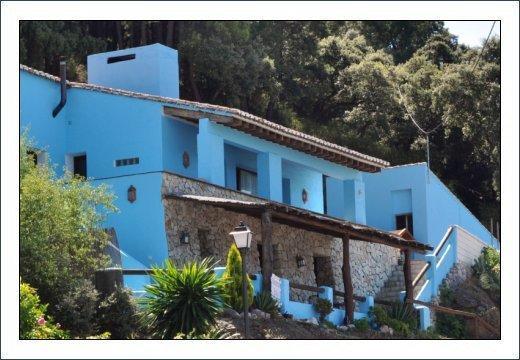 Casas Rurales Juzcar Centro Buitenkant foto