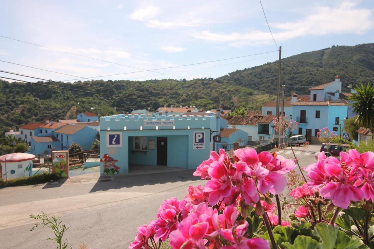 Casas Rurales Juzcar Centro Buitenkant foto